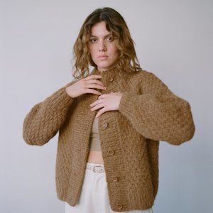 ~ISO~ Ozma of California Bell Hand Knit Cardigan, size XS/S